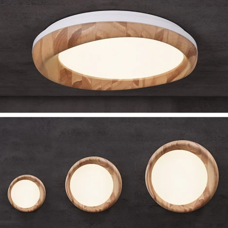 Потолочный светильник круглый Runis D45 Light Brown ImperiumLoft Runis01 (140974-26) (LED, 220V, круглые)