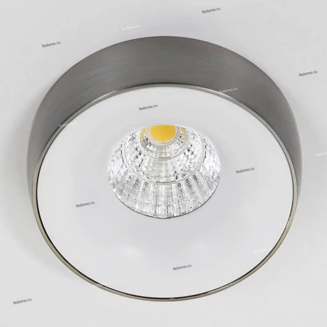 Декоративная накладка круглая Citilux Гамма, 1 плафон, никель