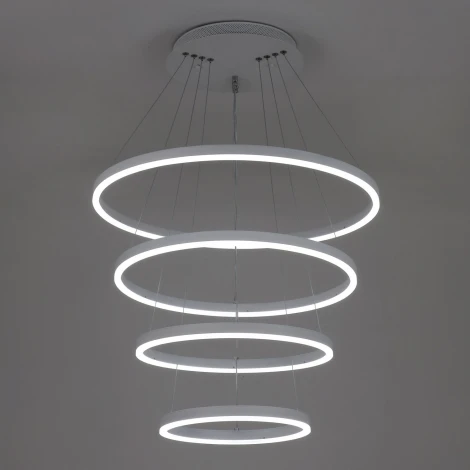 Подвесной светильник светодиодный с пультом с регулировкой цветовой температуры и яркости LED4U LED4U 55000-4 WH