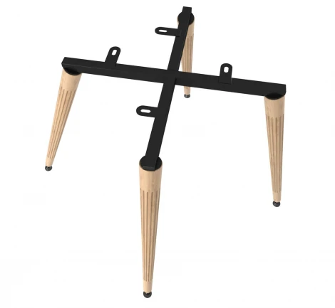 Стул Sheffilton SHT-ST38/S95-WH-1 ночное затмение/прозрачный лак/черный муар 8685712201