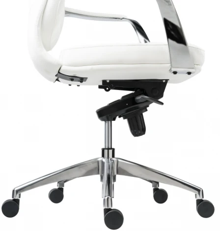 Компьютерное кресло Woodville Isida white / satin chrome 15427