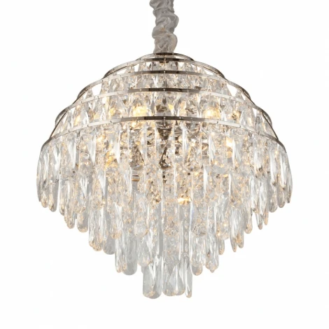Подвесная люстра Aployt Wanda APL.735.03.06 (220V, хрусталь, на цепи, круглые)