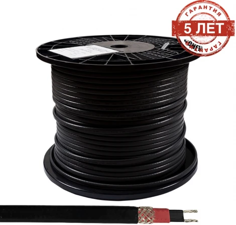 Низковольтный саморегулирующийся кабель HeatUp 17 LW - 12CF