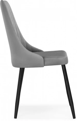 Стул на металлокаркасе Кора (Кора темно-серый / черный) Notta арт.517127