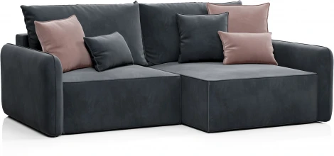 ПОРТЛЕНД Диван угловой серый D1 furniture арт.AAA41670004