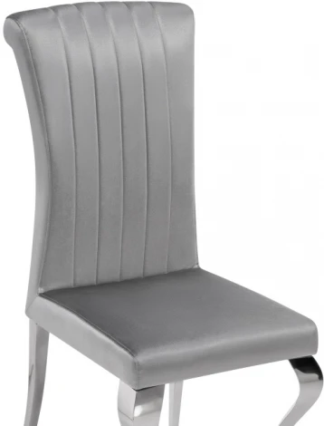 Стул Woodville на металлокаркасе Lund dark grey / steel 15382