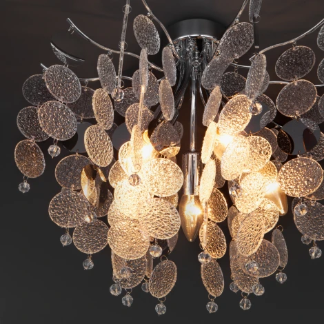 Потолочная люстра Wi-Fi каскадная Bogate's Bolla 334/5 Smart (220V, управление смартфоном, голосовое управление, умный дом - Minimir Home, Алиса, Маруся, Салют)