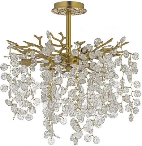 Потолочная люстра на штанге Dio D`arte Tavenna Antigue Tavenna H 1.3.46.102 A (220V, хрусталь)