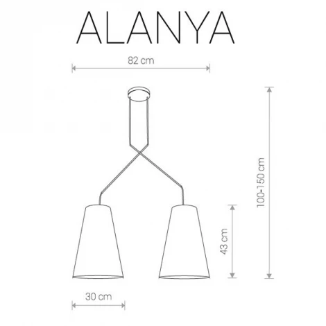 Потолочная люстра Nowodvorski Alanya 9373