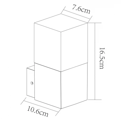 Настенный светильник уличный Arte Lamp Portu A8372AL-1GY