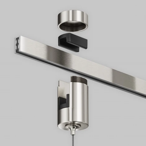 Коннектор с тросовым подвесом Tau в шинопровод Maytoni Tau TRA154SW-1PT