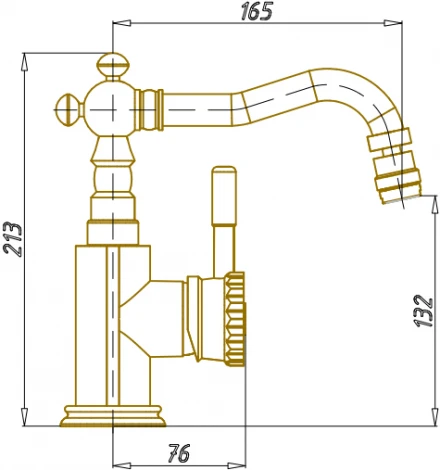 Смеситель Bronze de Luxe 21688 для биде