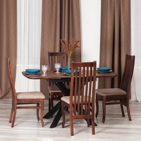 Стул DOLCE мягкое сидение (Бук /Коричневый)