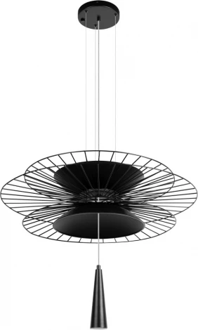 Подвесной светильник Loft It Star 10141B/600 Black (220V, на тросе, круглые, летающая тарелка)