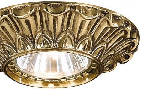Встраиваемый точечный светильник Reccagni Angelo 1077 SP Oro (220V)