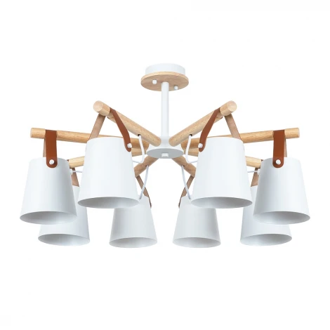 Потолочная люстра на штанге Arte Lamp Thomas A7032PL-8WH (220V)
