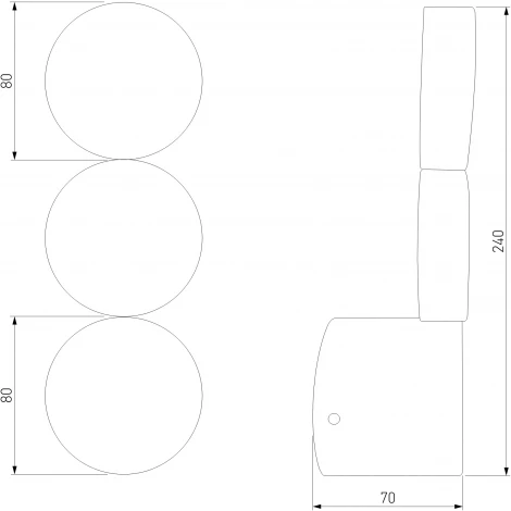 Настенный светильник Elektrostandard Brioni белый 40130/LED (220V)
