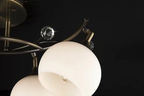 Потолочная люстра Eurosvet 9604 9604/4 античная бронза