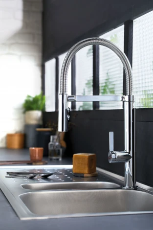 Смеситель Jacob Delafon Spirale E23310-CP для кухонной мойки