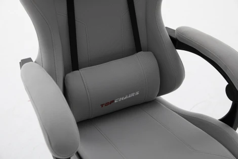 Кресло спортивное TopChairs Druid серый ткань арт.УТ000039469