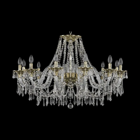 Подвесная люстра Bohemia Ivele Crystal 16103/12/360 G