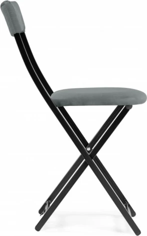 Стул на металлокаркасе Elevis (Elevis темно-серый / черный) Woodville арт.587874
