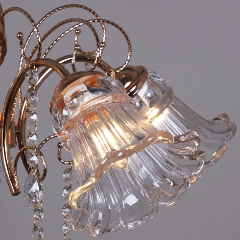 Подвесная люстра Reluce 02348-0.4-05 FGD+CL (220V, на цепи)