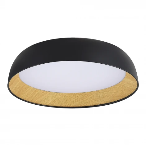 Потолочный светильник Evoluce Muse SLE1812-402-01 Черный, древесный/белая LED 1*36W 4000K