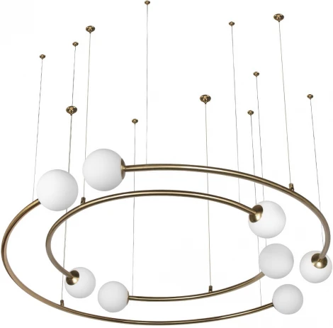 Подвесной светильник Infinite 10155/1100 Gold (220V, на тросе, шарики, солнечная система)