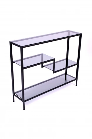 Консольный стол AllConsoles 1012-CB grey черный муар