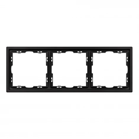 Рамка пластиковая FRM-NOBE-SFPL-3-BK (Arlight) 054220