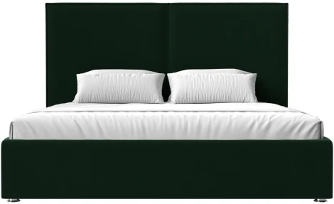 Кровать интерьерная Аура 180 (Зеленый/Велюр) Лига Диванов арт.120527