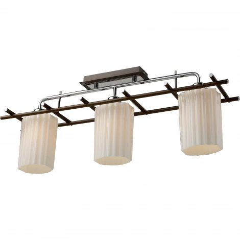 Потолочная люстра N-Light 483 483-03-13 chrome + wengue