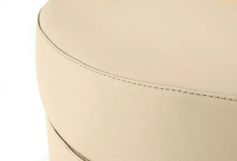 Пуф Barrel малый ОГОГО (арт.329877), (Экокожа/Бежевый)