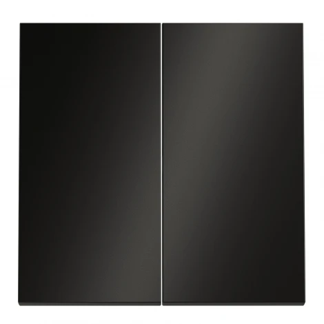 Клавиши для выключателя/переключателя двухклавишного (антрацит) Voltum S70 Metal VLSM000312