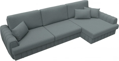 Диван угловой Лига-057 НПБ Лонг угол правый Лига Диванов (Рогожка) арт.129294