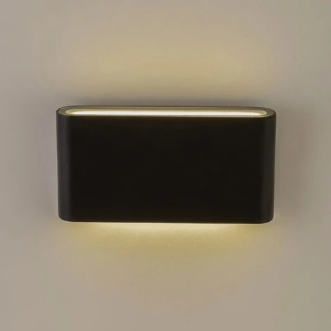 Архитектурная подсветка светодиодная AM Group AM243 AM244-2Х7W BK