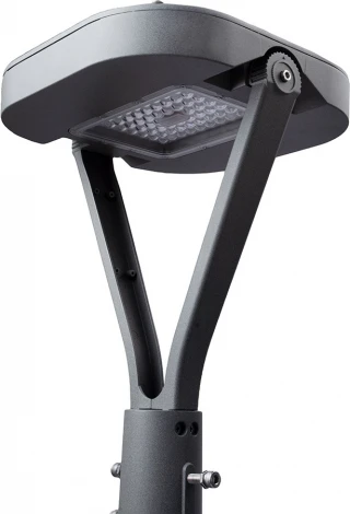 Уличный консольный светильник светодиодный Feron SP7030 48761 100W 12000lm 5000K, серый (220V, IP65)