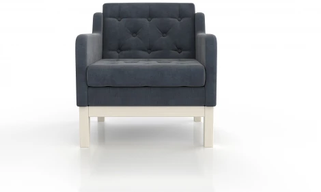 Кресло Arsko Айверс беленый дуб серый шенилл