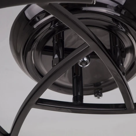 Потолочная люстра IDLamp Elezaveta 875/3PF-Darkchrome