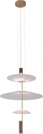 Подвесной светильник Kink Light Гида 08403-36+50+21,20(01) бронза Led 3*3W (220V, на тросе, круглые, летающая тарелка)