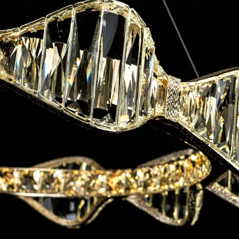 Подвесная люстра светодиодная хрустальная Modelux MODELUX ML.785.800 CP