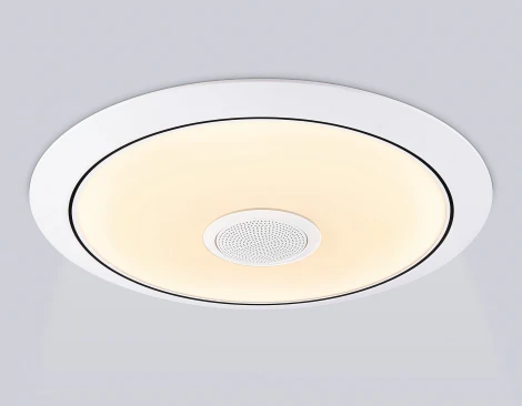 Потолочный светильник круглый светодиодный с пультом (Bluetooth-динамик, Ночной режим, С таймером) Ambrella Orbital FZ720