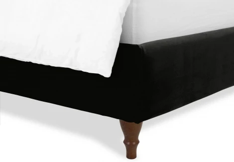 Кровать Queen II Agata L ОГОГО (арт.574727), (Ткань/Черный)