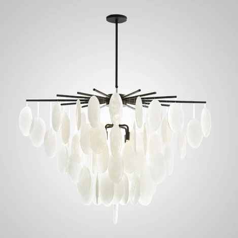 Потолочная люстра на штанге Ritta D68 Black By ImperiumLoft Ritta01 (220V)