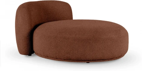 Кушетка Fabro ОГОГО (арт.863648), (Ткань,Букле/Терракотовый)
