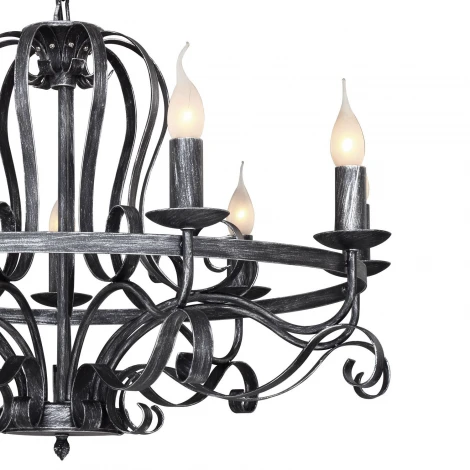 Подвесная люстра F-Promo Palermo 2162-9P (220V, на цепи, подсвечник, свеча)