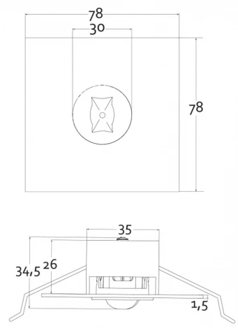 Точечный встраиваемый светильник Deko-Light Alnair 565326 (LED, IP40)