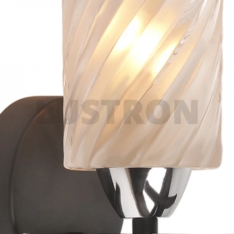 Бра IDLamp Frances 208/1A-Blackchrome