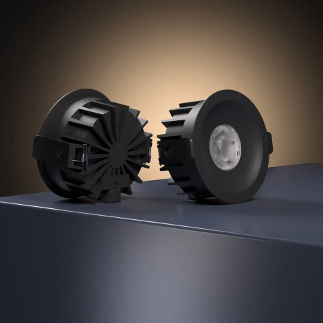 Светильник встраиваемый светодиодный Elektrostandard Combi 15W 4000K черный 25068/LED (220V, круглые)